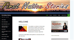 Desktop Screenshot of firstnationstories.com