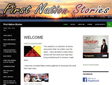 Tablet Screenshot of firstnationstories.com